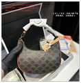 Celine Ava Triomphe Canvas calfskin leather handbag Best luxury design tote bags