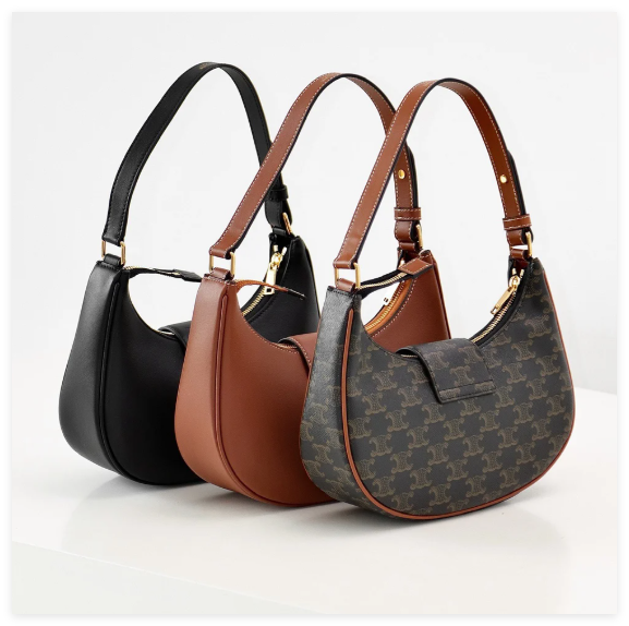        Ava Triomphe Canvas calfskin leather handbag Best luxury design tote bags 16