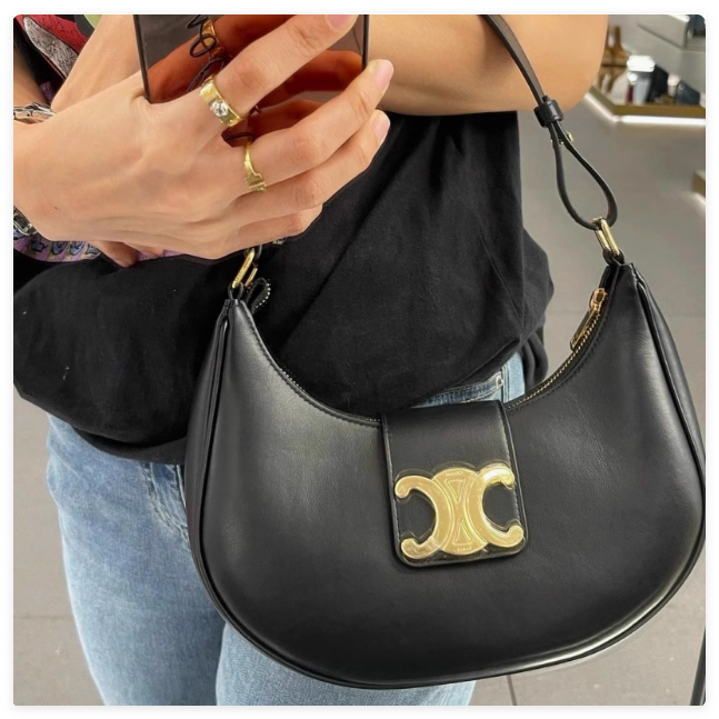        Ava Triomphe Canvas calfskin leather handbag Best luxury design tote bags 17
