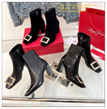 Roger Vivier Viv  Rangers patent leather crystal ankle Chelsea boot Women luxury