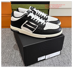 Amiri Skel Top Bandana Denim Low Sneakers Men luxury design Women's Sports Shoes
