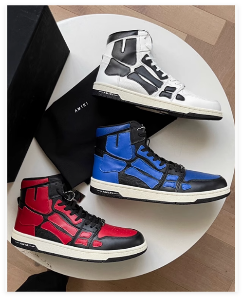 Amiri Women's Ma 1 Sneaker multi-panel design chunky Shoes luxury design fashion MA-1 sneakers