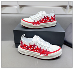 AMIRI Platform Stars Court Low Sneakers cap toe Men Women Fashion luxury shoes 