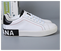 Dolce & Gabbana White Portofino leather sneakers DG Men women design brand shoes