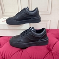 Dolce & Gabbana New Roma leather sneakers perforated DG Men women luxury shoes 