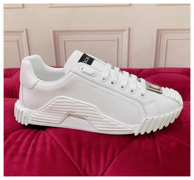 Dolce & Gabbana Logo-Plaque Low-Top Sneakers DG Men women luxury fashion shoes 