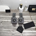 Dolce&Gabbana Bianca embellished lace flats DG lace mesh slide sandals mules crystal sandals