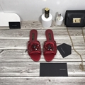 Dolce&Gabbana Bianca embellished lace flats DG lace mesh slide sandals mules 