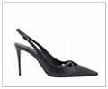 Dolce & Gabbana DG Logo Plaque Slingback Pumps Ladies high heels party shoes DG 