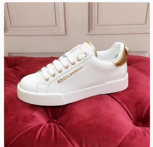                 New Roma leather perforated sneakers DG luxury design shoes sale 20