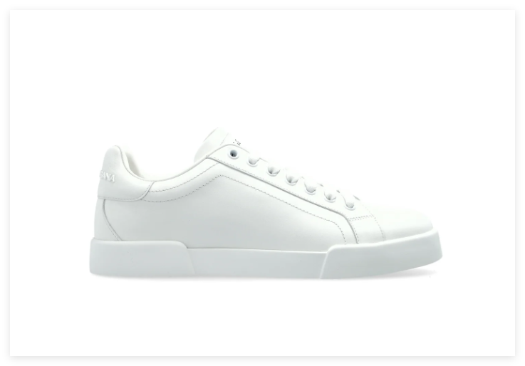 Dolce & Gabbana Logo Lettering Sneakers DG luxury design fashion white shoes 