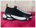 Dolce & Gabbana logo-print panelled sneakers monochrome design knitted Men Women