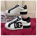 Dolce & Gabbana logo-print panelled sneakers monochrome design knitted Men Women