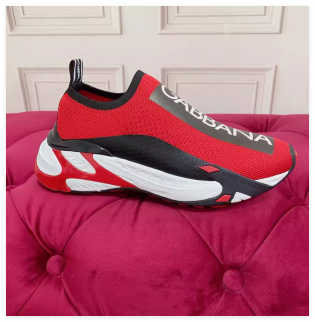 Dolce & Gabbana Fast rhinestone crystal sneakers colour-block design chunky DG 
