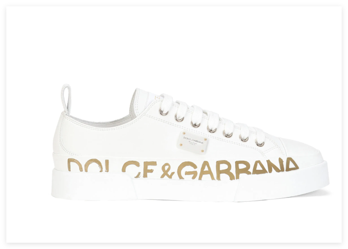 Dolce & Gabbana logo-print low-top sneakers White men women fashion design shoes