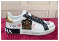 Dolce & Gabbana logo-print low-top sneakers White men women fashion design shoes