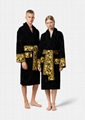 Versace I Love Baroque bathrobe Barocco printed terry towelling cotton robe sale