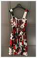 Dolce Gabbana Floral cotton poplin midi dress charming rose print DG dress cheap
