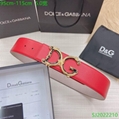 Dolce & Gabbana Women s Black Barocco Logo Leather Belt design luxury cheap sale