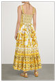 Dolce & Gabbana Majolica-Print Maxi Dress intricate patterns bright colours full-skirted maxi dress