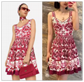 Dolce & Gabbana Majolica-Print Maxi Dress intricate patterns bright colours dg