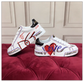 Dolce & Gabbana Leather Embellished Portofino low-top sneakers Men Women shoes