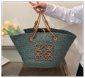 LOEWE x Paula's Ibiza Medium Woven Anagram Basket Bag women handbag luxury brand