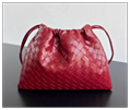 Bottega Veneta Calfskin Dustbag Shoulder Bag Shop womens luxury design  Intreccio handbag 
