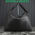 Bottega Veneta Hop Large Denim And Leather Tote Bag Intrecciato woven handbag