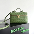 Bottega Veneta Loop Mini leather camera bag intrecciato weave woven knotted handbag