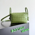 Bottega Veneta Loop Mini leather camera bag intrecciato weave woven knotted handbag