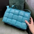 Bottega Veneta Padded Cassette leather shoulder bag intrecciato weave woven bags