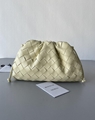 Bottega Veneta Mini Pouch Clutch Intrecciato woven grained lambskin shoulder bag