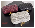 Bottega Veneta Knot Clutch Padded intrecciato woven lambskin clutch wallet purse