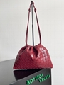 Bottega Veneta Dustbag Intrecciato Small leather clutch drawstring shoulder bag