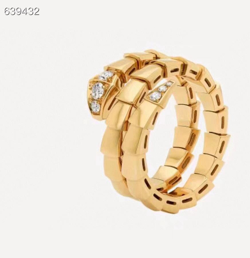 Bvlgari  Serpenti Viper Ring White Gold Luxury design cheap Fashion Jewellery   Bvlgari Rings. Serpenti series. The Bvlgari Serpenti Viper ring white gold