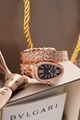 Bvlgari Stainless Steel and Diamond Serpenti Tubogas Watch 35mm luxury design 