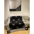Black Blanket Design wool Hermes Avalon Throw Blankets Pillowcases Pillow Cases