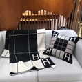 Sky Blue Blanket Design Hermes Avalon Throw Blankets Pillowcases Pillow Cases