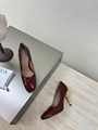 Bottega Veneta Knot mirrored leather sandals square open toe buckle ankle strap 