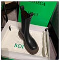 Bottega Veneta Lug Sole Leather Chelsea Chunky Boots Women Men luxury shoes BV 