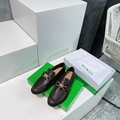 Bottega Veneta Chunky Slip-On Loafers Men leather fashion dress shoes flats sale