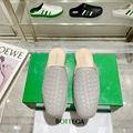 Bottega Veneta Jack leather sandals Men Women summer round open toe VELCRO shoes