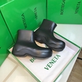 Bottega Veneta Puddle rubber ankle boots biodegradable platform Men Women shoes 