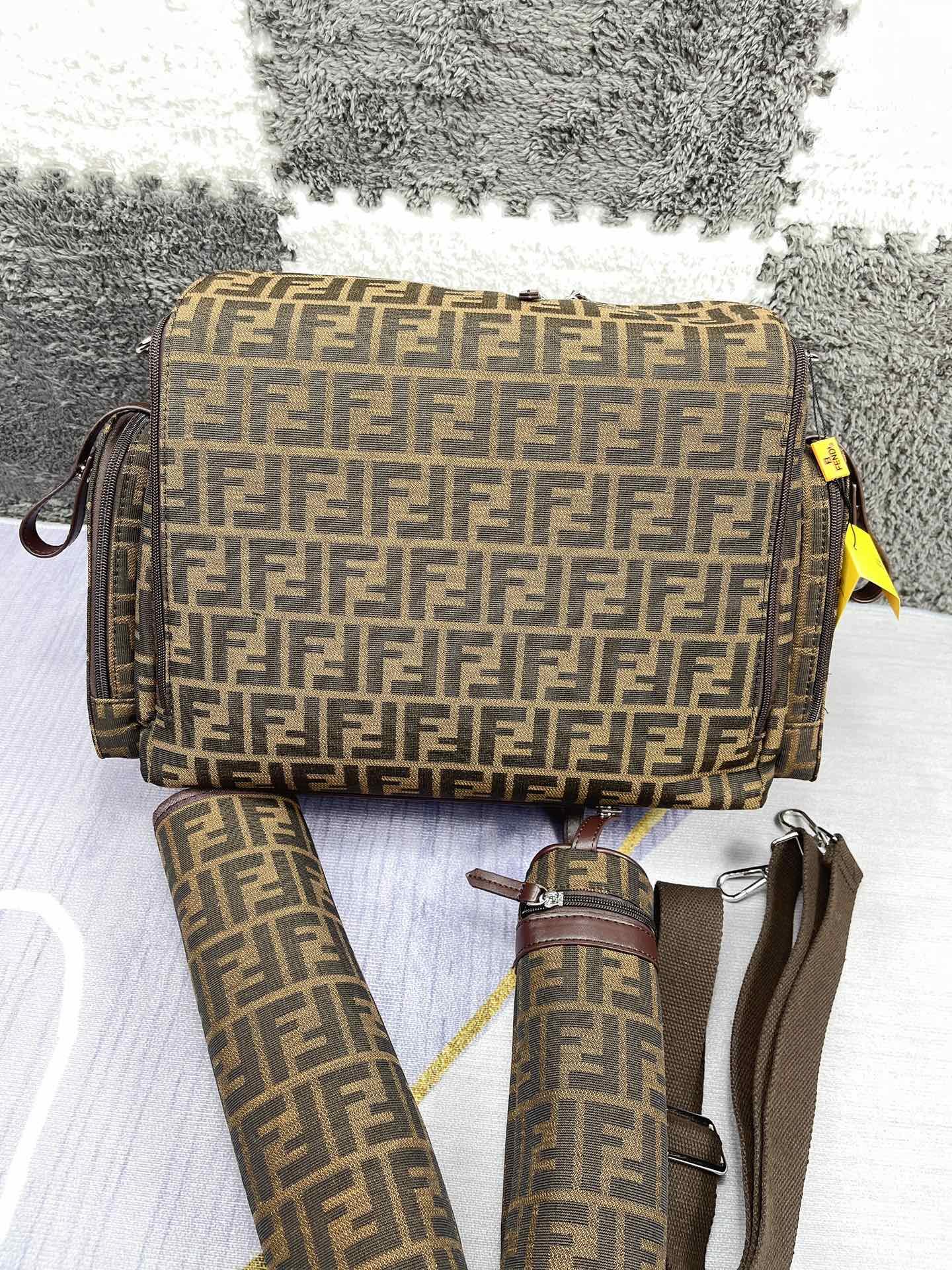       Monogram Zucca-print Diaper Bag Baby Changing Baby Infant Travel handbag 6