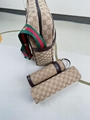 Gucci Soft GG Supreme Diaper Bag Canvas Baby Diaper Changing Bag Travel handbag 