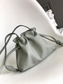       Mini Flamenco clutch in nappa calfskin Green 10
