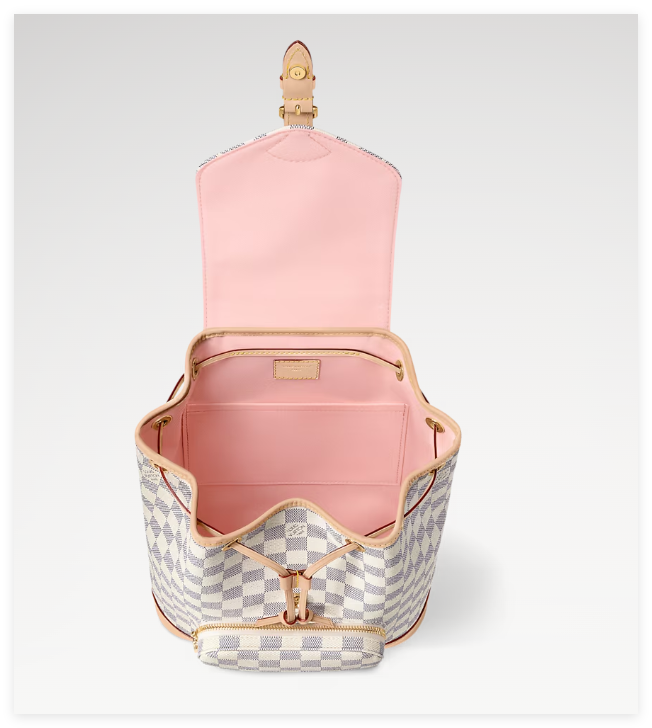 Louis Vuitton LV N00120 Montsouris PM Damier Azur backpack handbag bags cheap lv