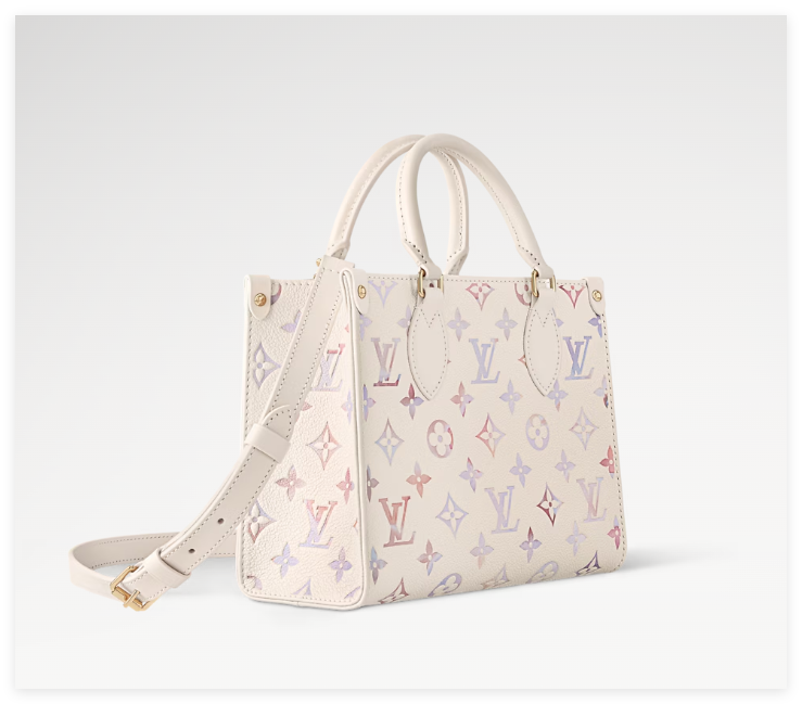                   15116 Bella Tote Monogram Dream Cream Perforated Mahina bags 13