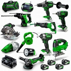 HiKOKI KC36D12P HRZ 18V-36V 5.0Ah-2.5Ah Li-Ion Cordlacess Brushless 12pce Combo 